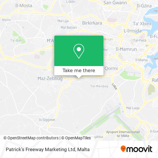 Patrick's Freeway Marketing Ltd map