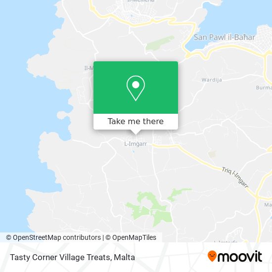 Tasty Corner Village Treats map