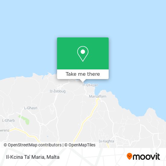 Il-Kcina Ta' Maria map