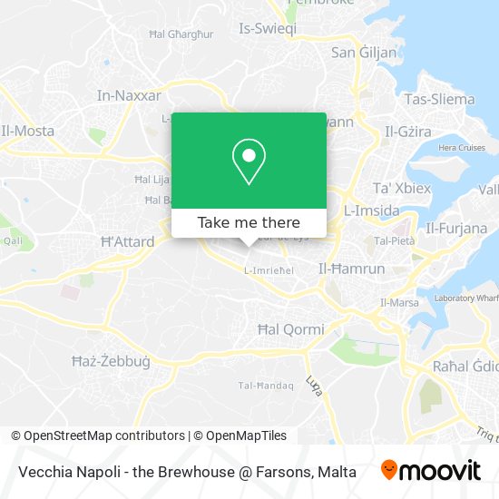 Vecchia Napoli - the Brewhouse @ Farsons map