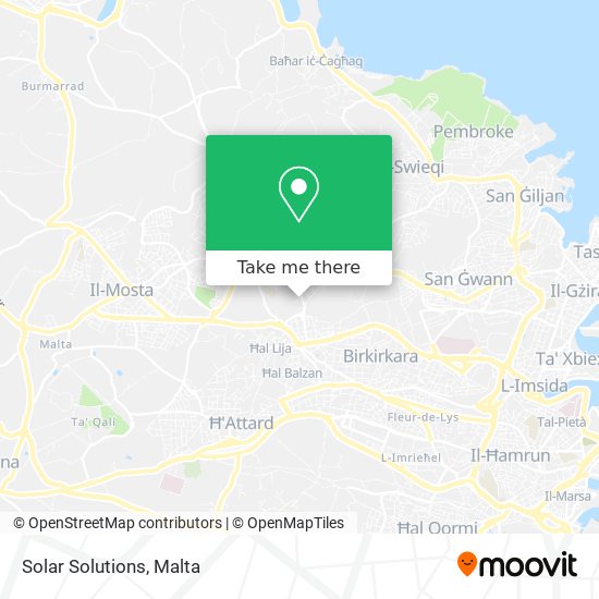 Solar Solutions map