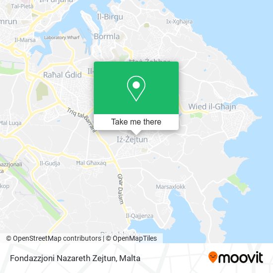 Fondazzjoni Nazareth Zejtun map