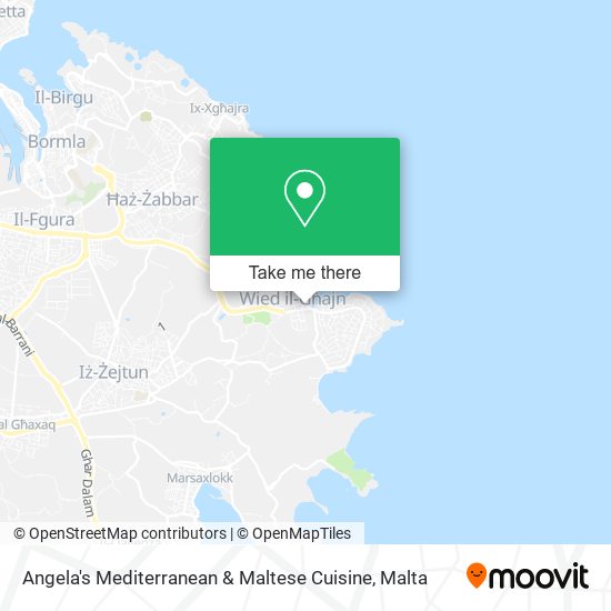 Angela's Mediterranean & Maltese Cuisine map