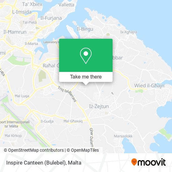 Inspire Canteen (Bulebel) map