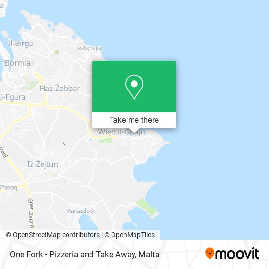 One Fork - Pizzeria and Take Away map