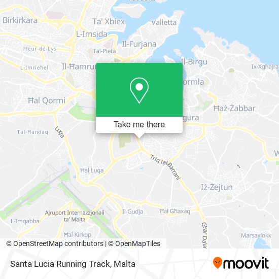 Santa Lucia Running Track map