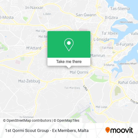 1st Qormi Scout Group - Ex Members map