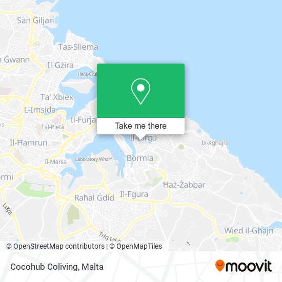 Cocohub Coliving map
