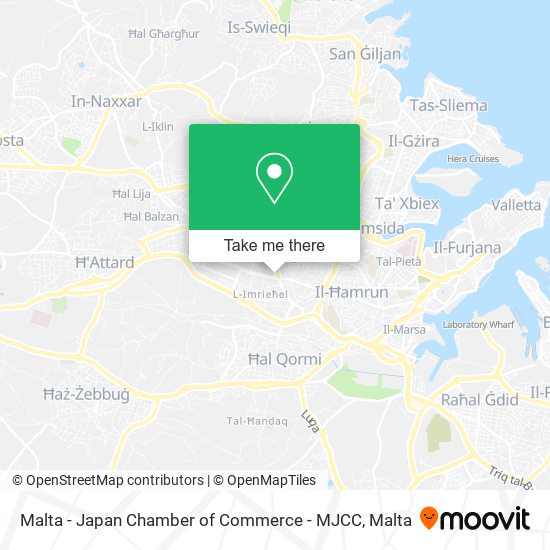 Malta - Japan Chamber of Commerce - MJCC map