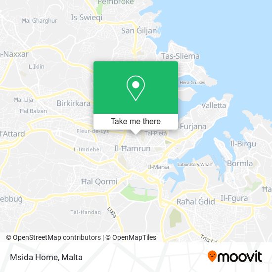 Msida Home map