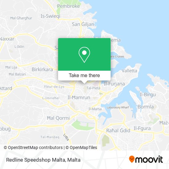 Redline Speedshop Malta map