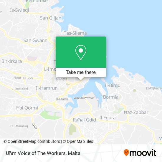 Uħm Voice of The Workers map