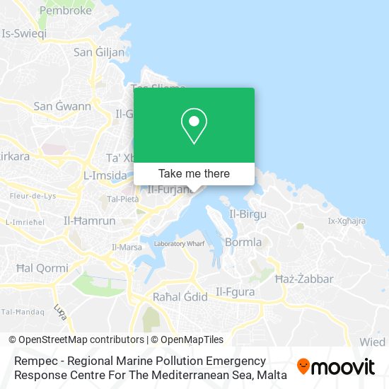 Rempec - Regional Marine Pollution Emergency Response Centre For The Mediterranean Sea map