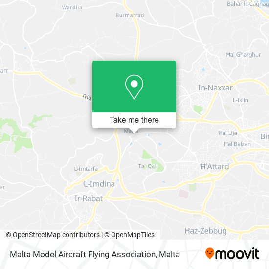 Malta Model Aircraft Flying Association map