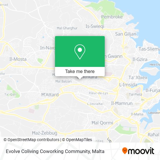 Evolve Coliving Coworking Community map