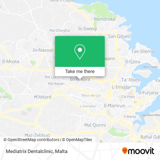 Mediatrix Dentalclinic map