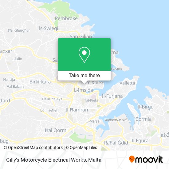 Gilly's Motorcycle Electrical Works map