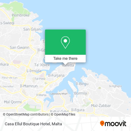 Casa Ellul Boutique Hotel map