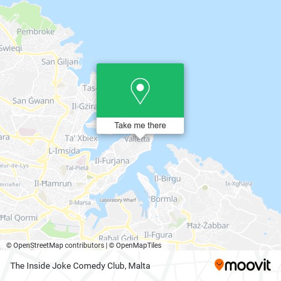 The Inside Joke Comedy Club map