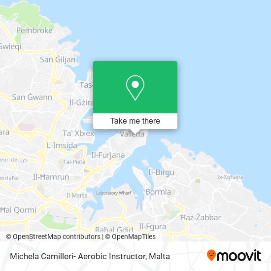 Michela Camilleri- Aerobic Instructor map