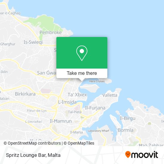 Spritz Lounge Bar map