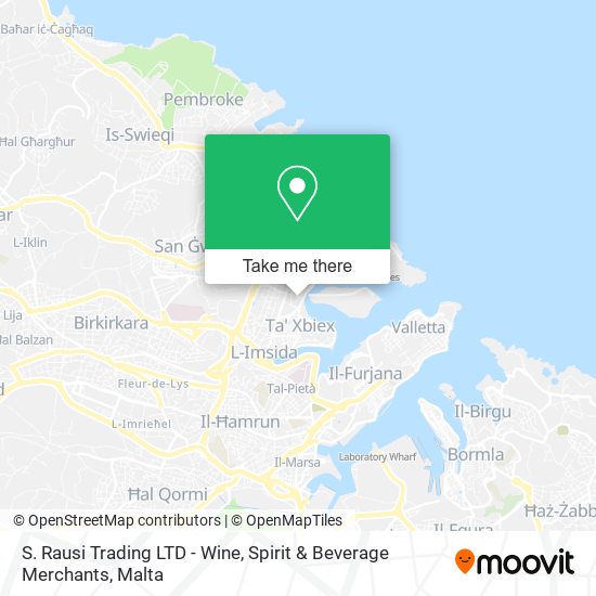 S. Rausi Trading LTD - Wine, Spirit & Beverage Merchants map