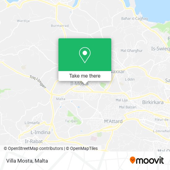 Villa Mosta map