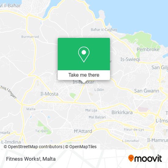 Fitness Works! map