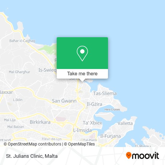 St. Julians Clinic map