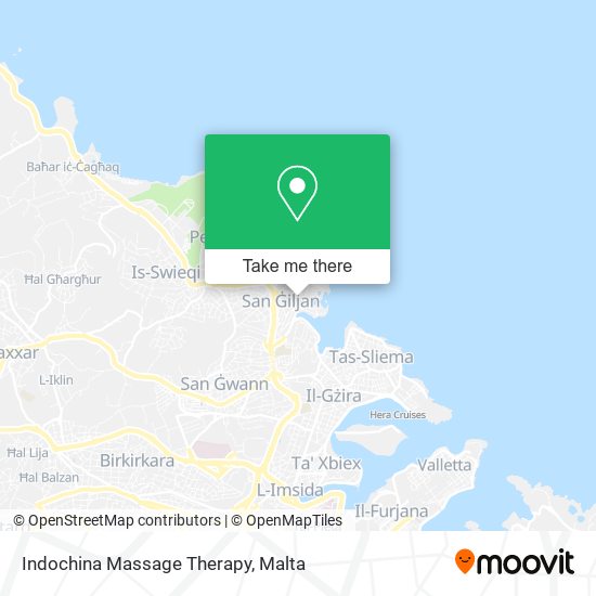 Indochina Massage Therapy map