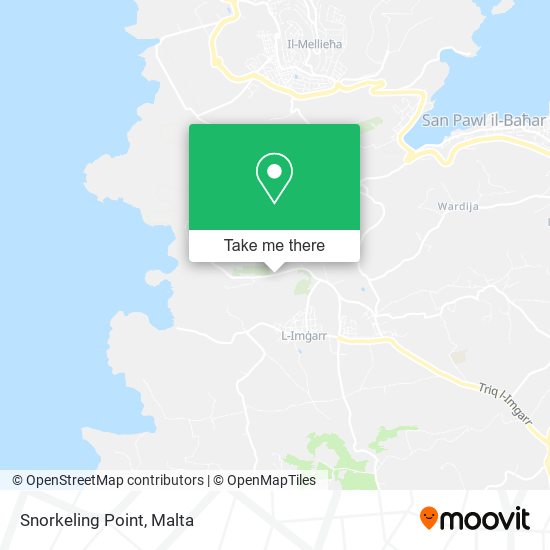 Snorkeling Point map