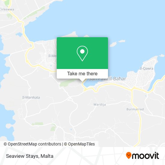 Seaview Stays map