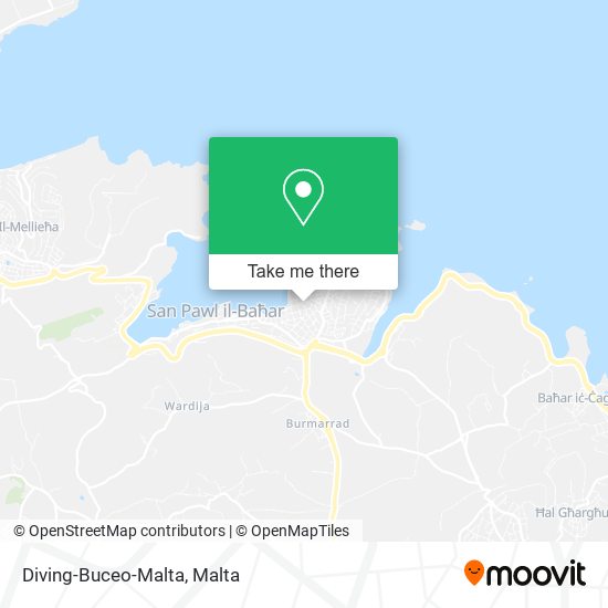 Diving-Buceo-Malta map