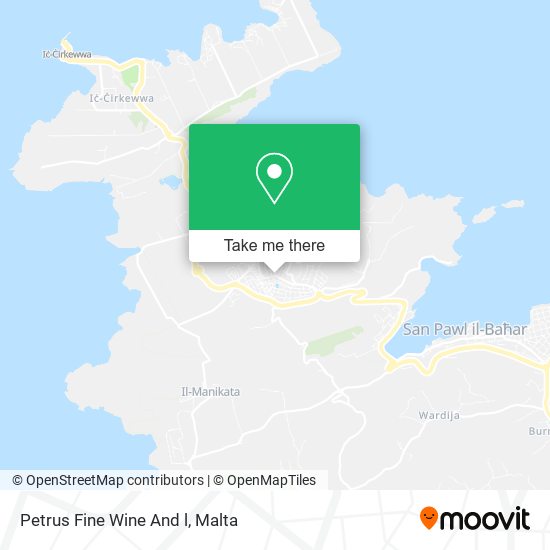 Petrus Fine Wine And l map