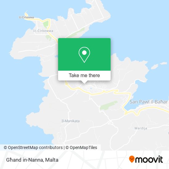 Għand in-Nanna map