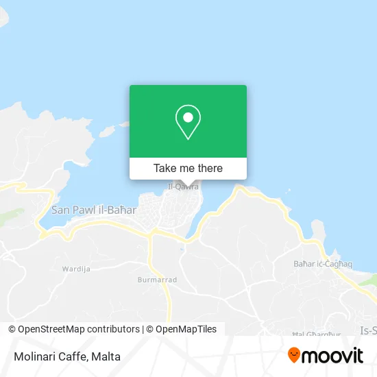 Molinari Caffe map