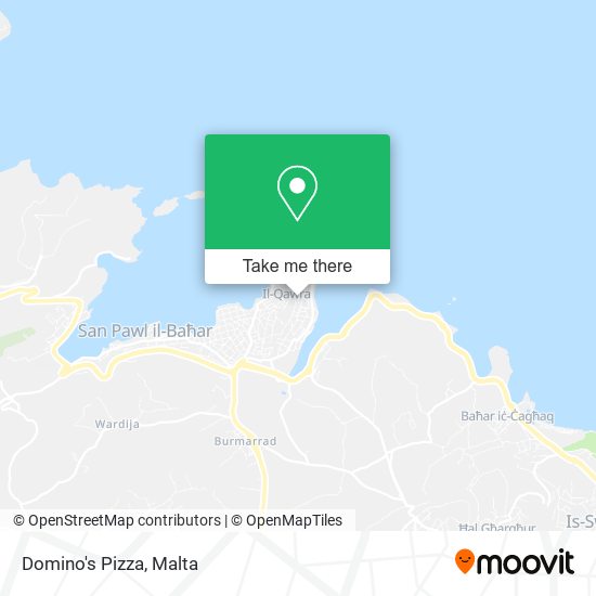 Domino's Pizza map