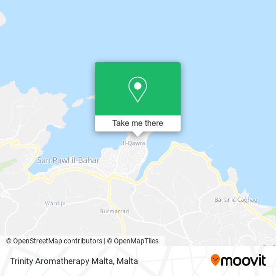 Trinity Aromatherapy Malta map