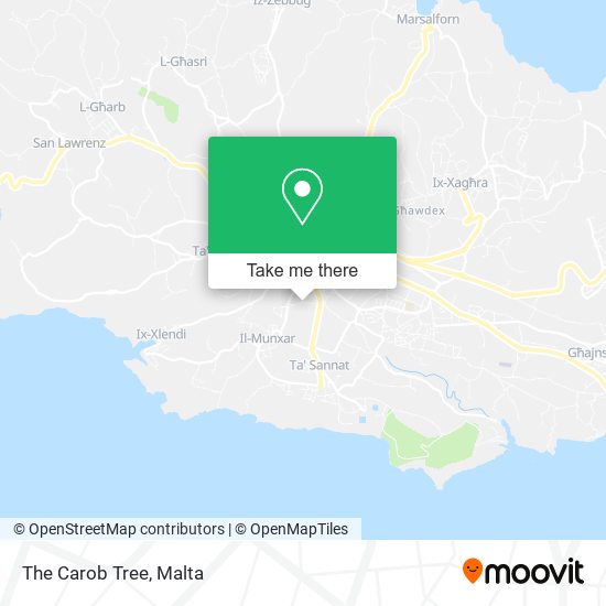 The Carob Tree map