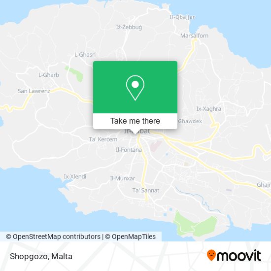 Shopgozo map