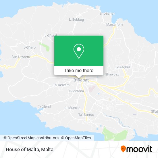 House of Malta map