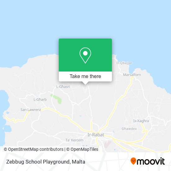 Zebbug School Playground map