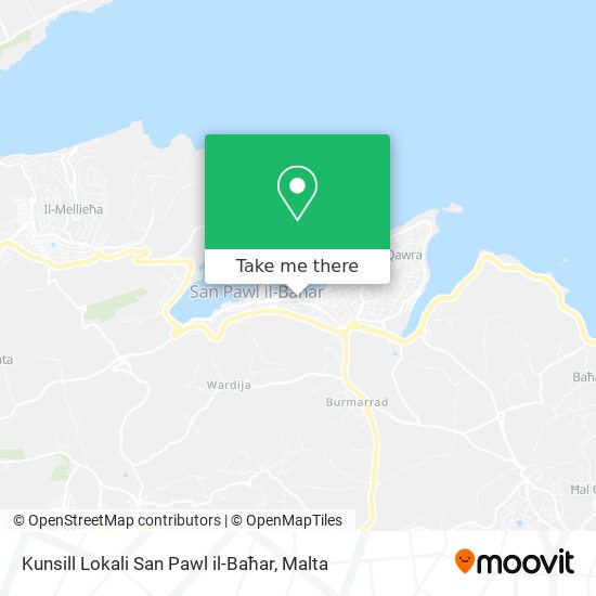 Kunsill Lokali San Pawl il-Baħar map