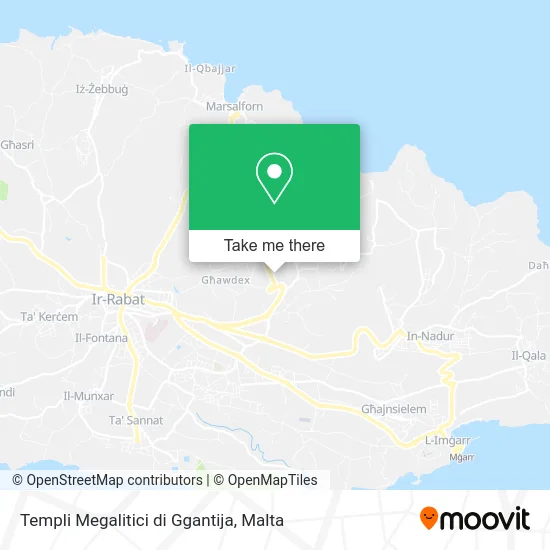 Templi Megalitici di Ggantija map