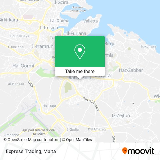 Express Trading map