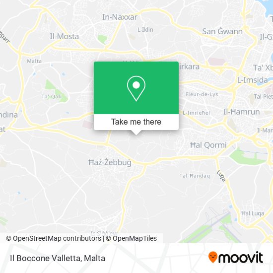 Il Boccone Valletta map