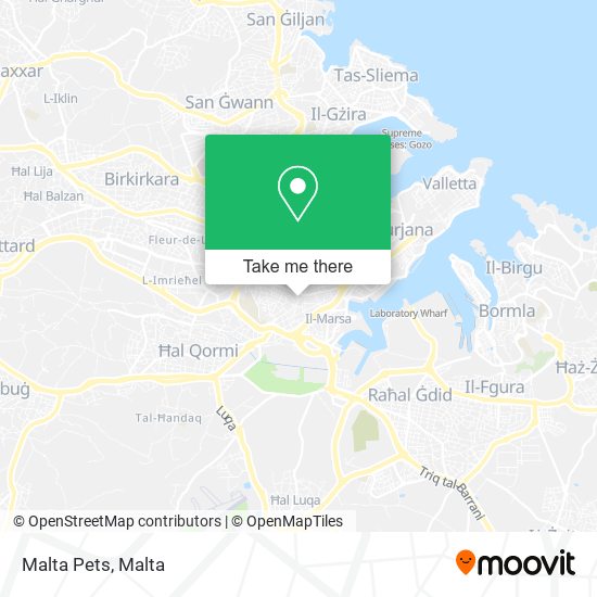 Malta Pets map