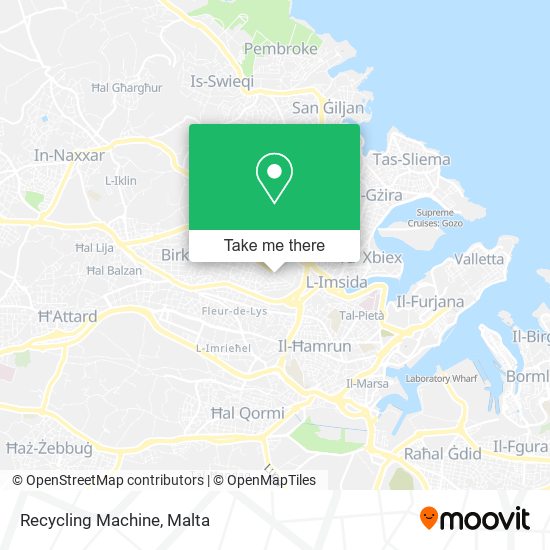 Recycling Machine map