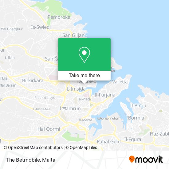 The Betmobile map