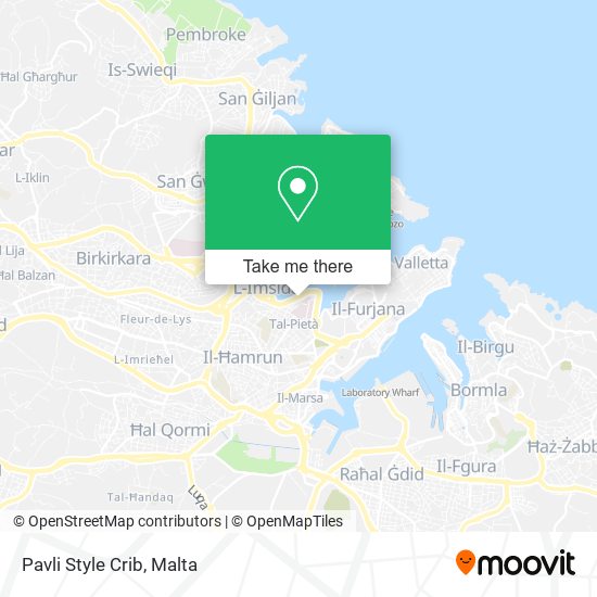 Pavli Style Crib map